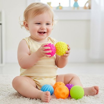 Balle sensorielle bébé